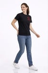 TÜRKİYE Ay Yıldız Baskılı Taraftar Forma T-Shirt - Siyah