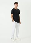 Unisex Basic Bisiklet Yaka Regular T-Shirt - Siyah