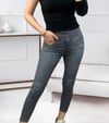 Yüksel Bel Likralı Kot Pantolon (Gri)