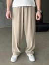 Baggy Kumaş Pantolon Krem