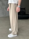Baggy Kumaş Pantolon Krem