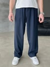 Baggy Kumaş Pantolon Lacivert