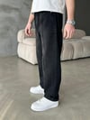 Dikiş Detaylı Regular Jean Siyah 