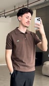 Lacoste Polo Yaka Kahverengi