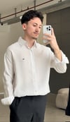 TH Oversize Gömlek Beyaz