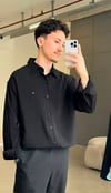 TH Oversize Gömlek Siyah