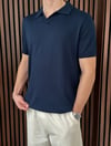 V Yaka Triko Tshirt Lacivert