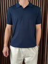 V Yaka Triko Tshirt Lacivert