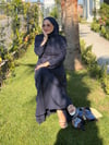 MAREN KULPLU ELBİSE / LACİVERT