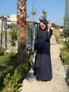 MAREN KULPLU ELBİSE / LACİVERT