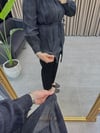 Nare Keten Gömlek /Siyah