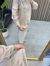 Nare Keten Gömlek / Vizon