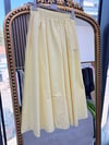 Poplin Etek Sarı