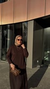ZR Tasarım Elbise | Kahverengi