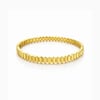 Geometrik Gold Çelik Bileklik
