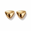 Gold Geometrik Üçgen Çelik Küpe