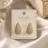 Zirkon Taşlı Gold Şık Halka KüpeXuping Küpe