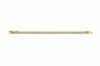 Zirkon Taşlı Gold Su Yolu Bileklik- Paslanmaz Çelik-Mikrofiber Takı Bezi Hediyeli