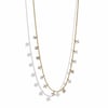 Zirkon Taşlı Minimal Gold Kolye