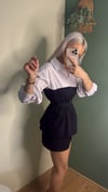 Yarım Siyah Tasarım Gömlek