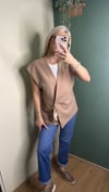 Camel Şık Yelek ( Bağlamalı Detaylı )