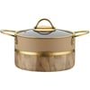 Brioni Selection Krem 28 cm Derin Granit Tencere
