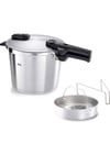 Fissler Vitaquick Premium Buhar Aparatlı 10 lt Düdüklü Tencere