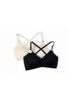 Seamless Bra | Lazer Kesim Dikişsiz Ultra Hafif Balensiz Kadın Sütyen 2'li Set