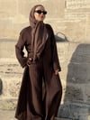ÇİZGİ DESENLİ 2' Lİ ABAYA TAKIM
