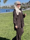 NERVÜR DETAYLI ÖNDEN DÜĞMELİ 2 Lİ TAKIM