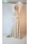 ÜÇLÜ ABAYA TAKIM BEJ RENK