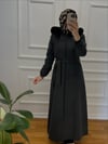 AHSEN KAPİŞONLU KAŞE KABAN ANTRASİT