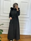 AHSEN KAPİŞONLU KAŞE KABAN ANTRASİT