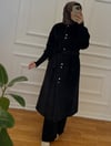 ANGORA KÜRK KABAN SİYAH