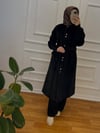 ANGORA KÜRK KABAN SİYAH