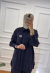 ARZU PANTOLONLU TAKIM LACİVERT