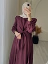 AYLİNA ELBİSE  BORDO