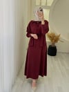 EFİL ELBİSE  BORDO