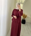 EFİL ELBİSE  BORDO