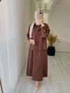 EFİL ELBİSE  KAHVE