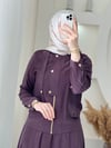 ESRA ETEKLİ TAKIM BORDO