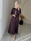 ESRA ETEKLİ TAKIM BORDO
