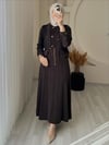ESRA ETEKLİ TAKIM KAHVERENGİ