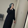 FİLE DETAYLI KAPİŞONLU AYRIBİN GİY-ÇIK SİYAH
