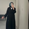 FİLE DETAYLI KAPİŞONLU AYRIBİN GİY-ÇIK SİYAH