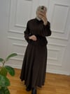 GAMZE ETEKLİ TAKIM KAHVERENGİ