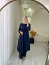 HAFZA TUNİK PANTOLONLU TAKIM  LACİVERT
