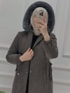 LORA ŞİŞME KABAN GRİ