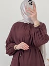 MİHRE TUNİK PANTOLONLU TAKIM KAHVE