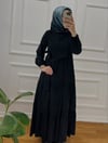 NAGİHAN ELBİSE SİYAH